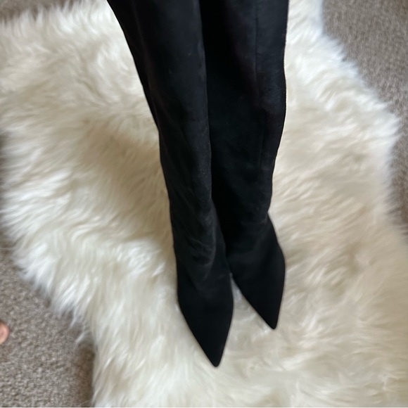 NEW Women Kendall & Kylie Slouched Black Suede Knee Boots Size 7M - Picture 5 of 11